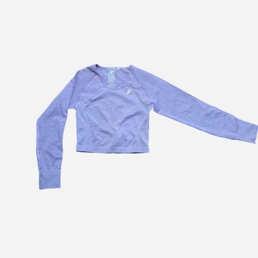 DoYouEven crop top color purple